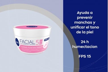 Crema Facial Nivea Aclarado Natural 5 En 1 50 Ml