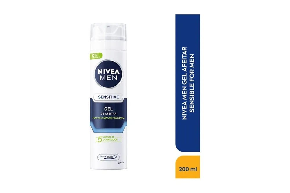 Gel De Afeitar Nivea Men Sensitive En Spray 200 Ml