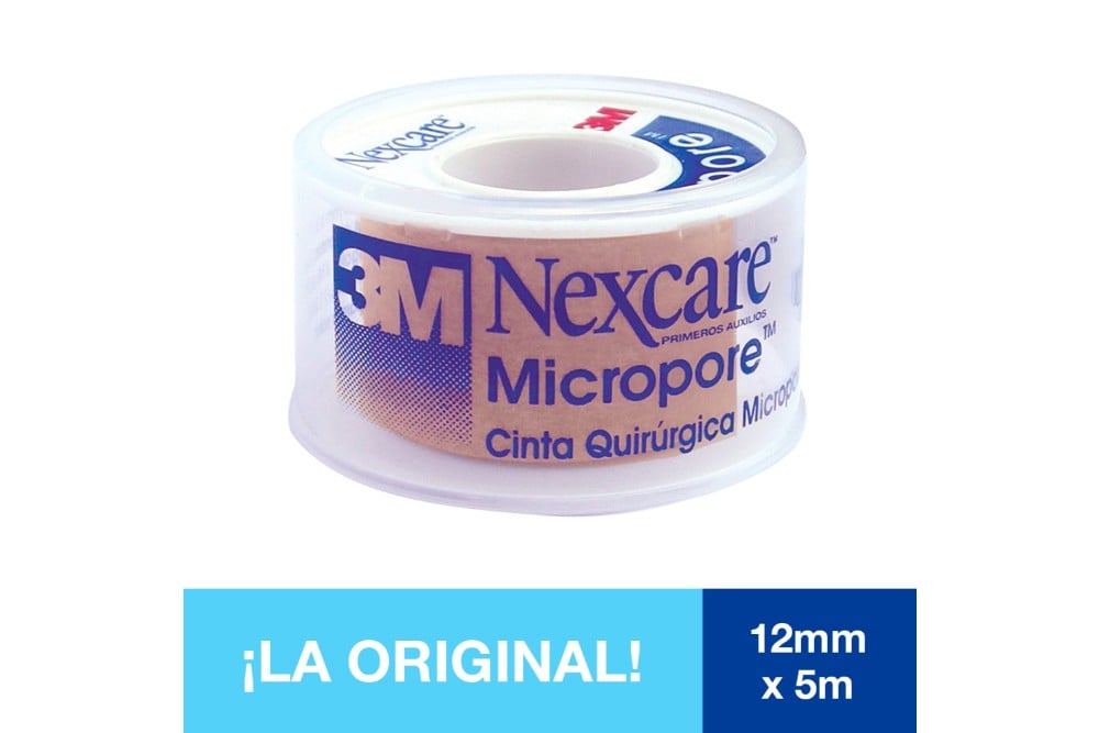 CINTA QUIRURGICA MICROPORE 12MM 5M