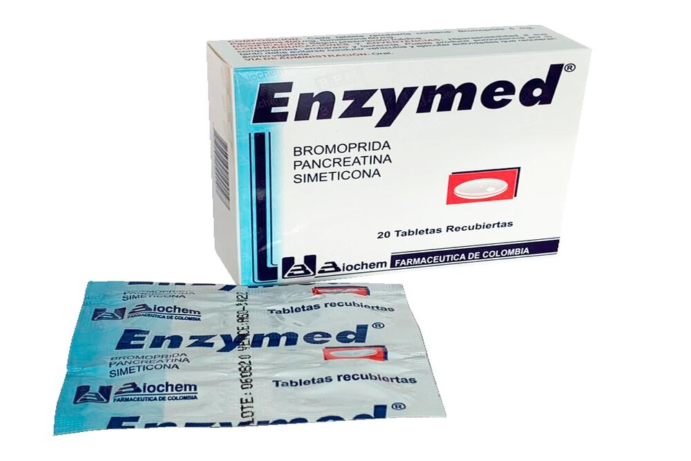 ENZYMED 60 MG 20 TABLETAS RECUBIERTAS