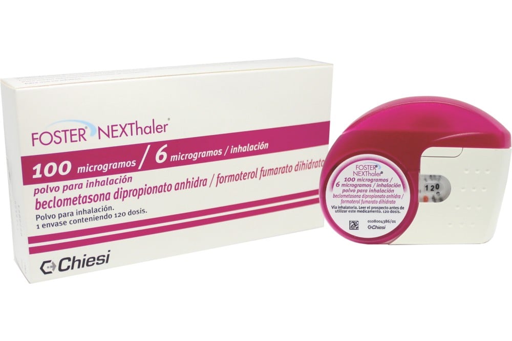 Foster Nexthaler 100/ 6 Mcg Polvo Inhalador 120 Dosis