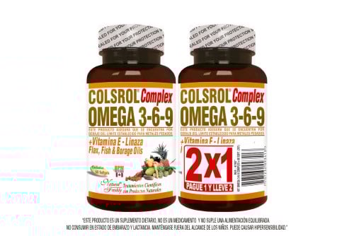 Oferta 2X1 Colsrol Omega...