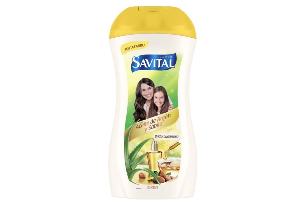 Shampoo Savital Aceite De Argán Y Sábila 510 Ml