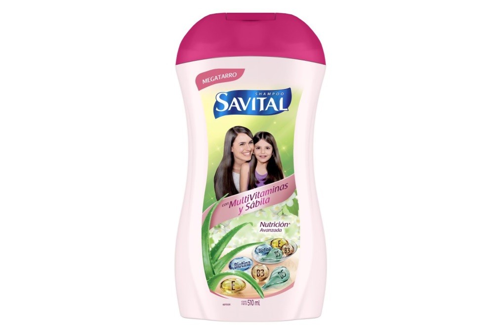 Shampoo Savital Multivitaminas Y Sábila 510 Ml