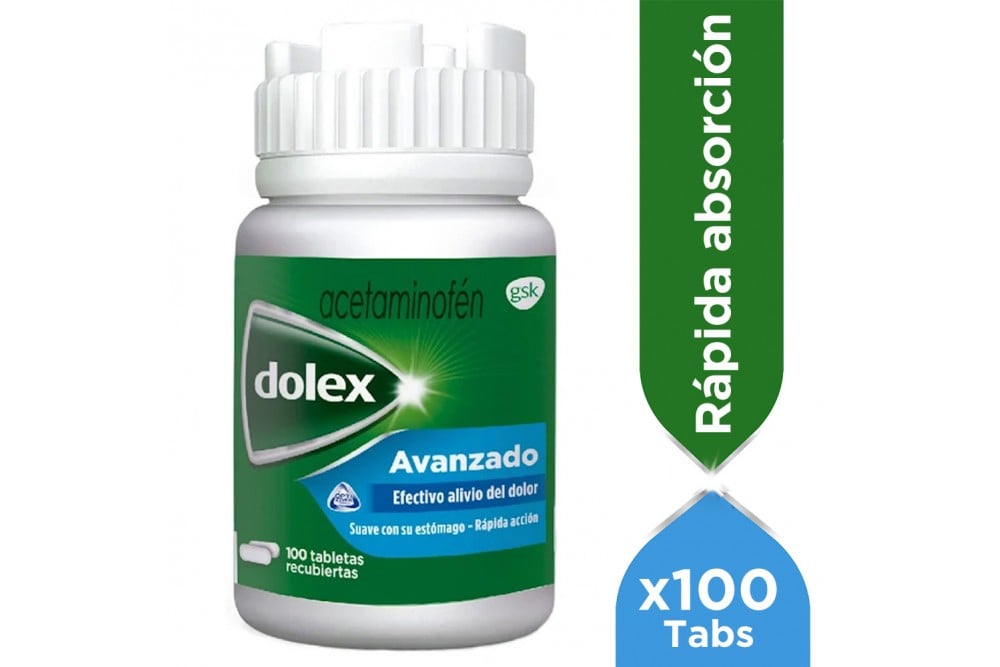 Dolex Avanzado 100 Tabletas