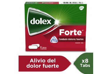 Dolex Forte NF 500/65 mg 8 Tabletas Recubiertas