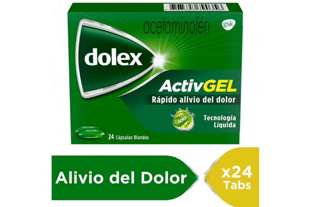 Dolex ActivGel 500 mg 24 Cápsulas Líquidas