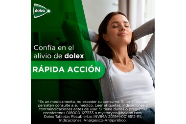 Dolex rápida acción 500 mg 100 Tabletas