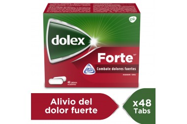 Dolex Forte NF 500 / 65 mg 48 Tabletas Recubiertas