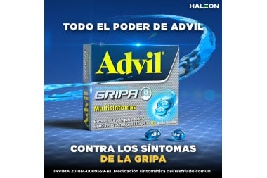 Advil Gripa Multisíntomas 10 Cápsulas Líquidas