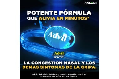 Advil Gripa Multisíntomas 10 Cápsulas Líquidas