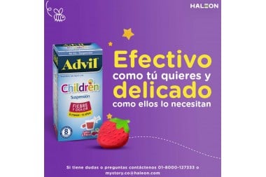 Advil Children Sabor Frutas Caja Con Frasco Con 60 mL