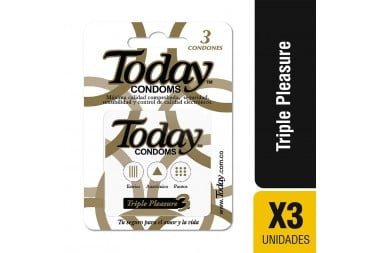 Condones Today Triple Placer 3 Unds