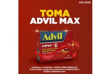Advil Max 10 Cápsulas Líquidas