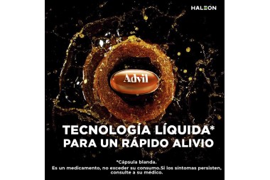 Advil Ultra Con Potencializador 72 Cápsulas Líquidas