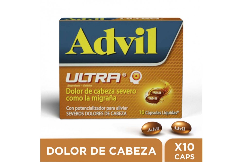 Advil Ultra 10 Cápsulas Líquidas