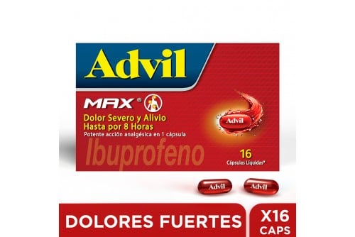 Advil Max 16 Cápsulas Líquidas