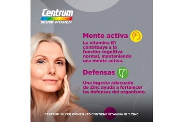 Centrum Silver Women + 50 Años 60 Tabletas