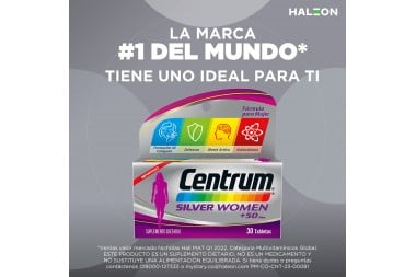Centrum Silver Women + 50 Años 60 Tabletas