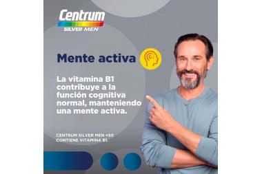 Centrum Silver Men +50 Años 60 Tabletas