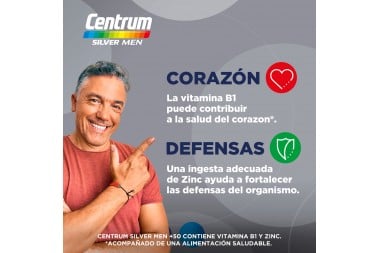 Centrum Silver Men +50 Años 60 Tabletas