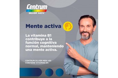 Centrum Silver Men +50 Años 30 Tabletas