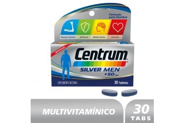 Centrum Silver Men +50 Años 30 Tabletas