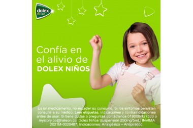 Jarabe Dolex Niños 7+ 120 mL