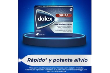 Dolex Gripa multi sintomas 100 Tabletas