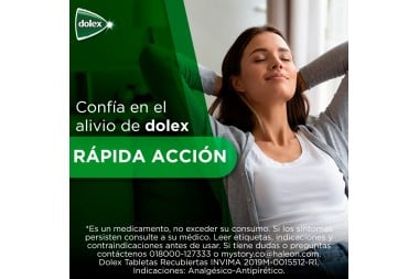 Dolex 500 Mg 24 Tabletas Recubiertas