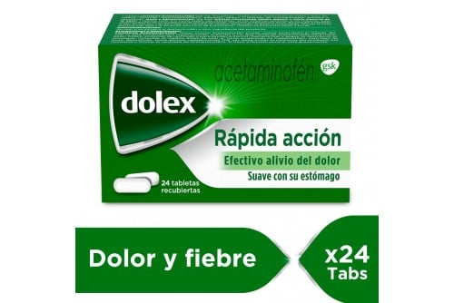 Dolex 500 Mg 24 Tabletas...