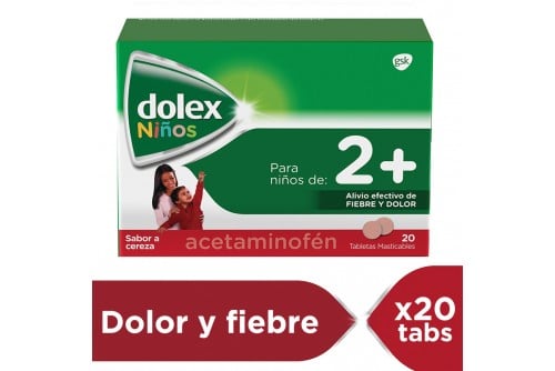 Dolex Niños 2+ Caja Con 20...