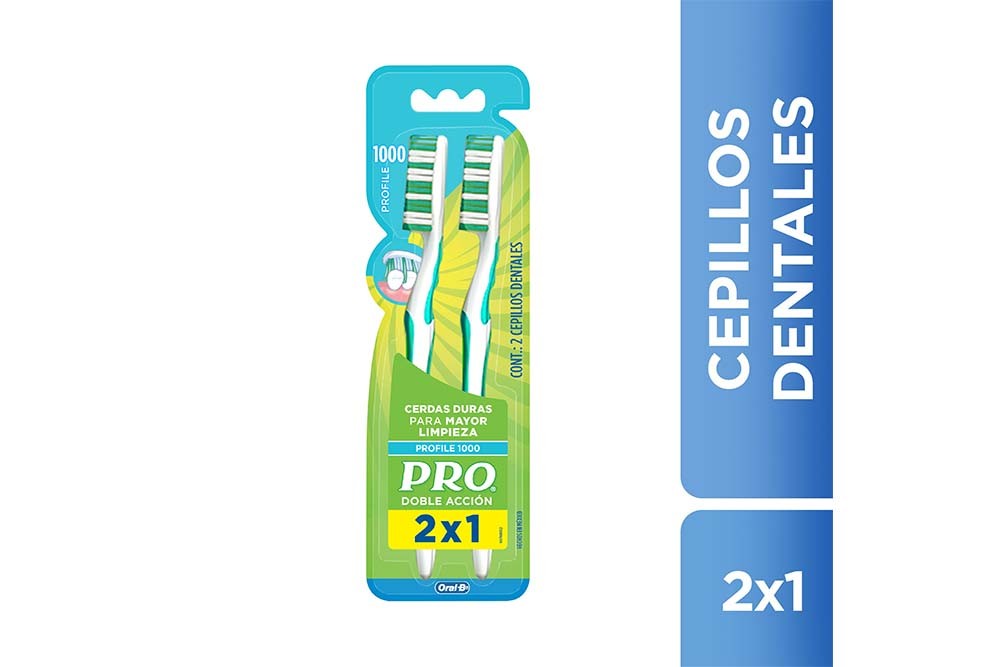 OFerta 2x1 CEPILLO DENTAL PRO doble acción