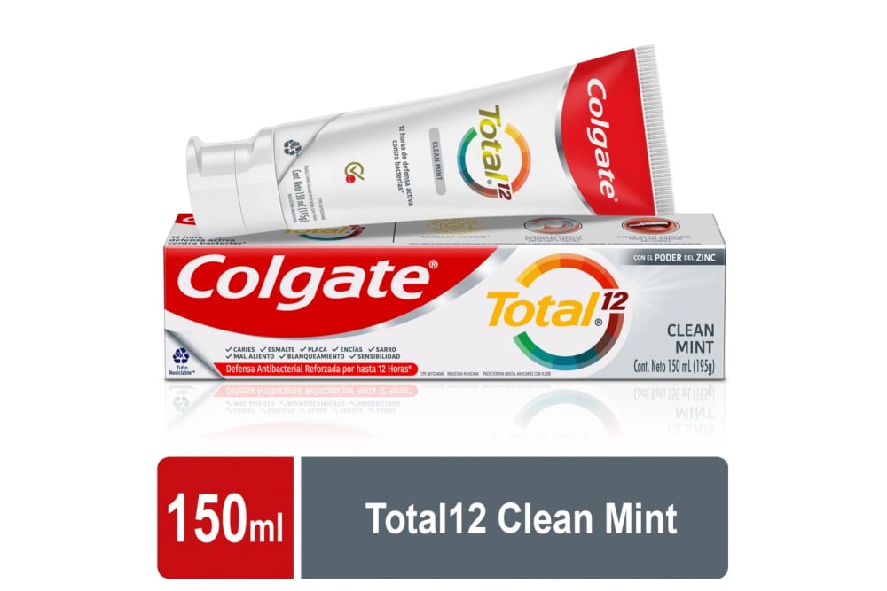 Crema Dental Colgate Total 12 Clean Mint 150 ML