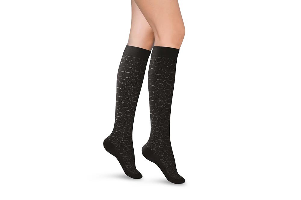 Media Fantasy Dama Compresion Media Negro S