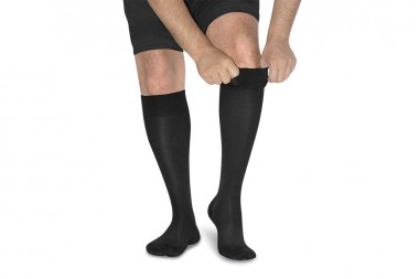 Calcetin A La Rodilla De Compresion Graduada Medivaric T-Xl Negro