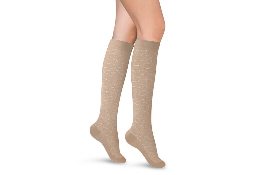 Media Fantasy Dama Compresion Media Blanco L