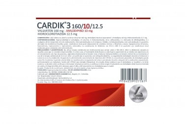 Cardik 3 28 Tabletas Recubiertas
