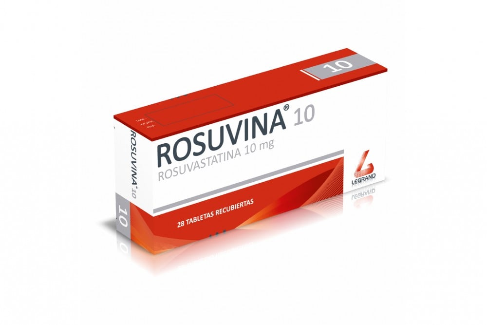 Rosuvina Rosuvastatina 10Mg 28 Tabletas Recubiertas