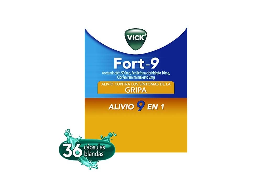 Vick Oral Fort-9 C 36 Capsulas