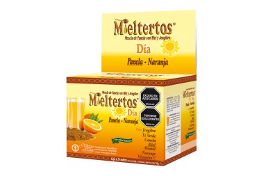 MIELTERTOS día panela Naranja 24 sobres