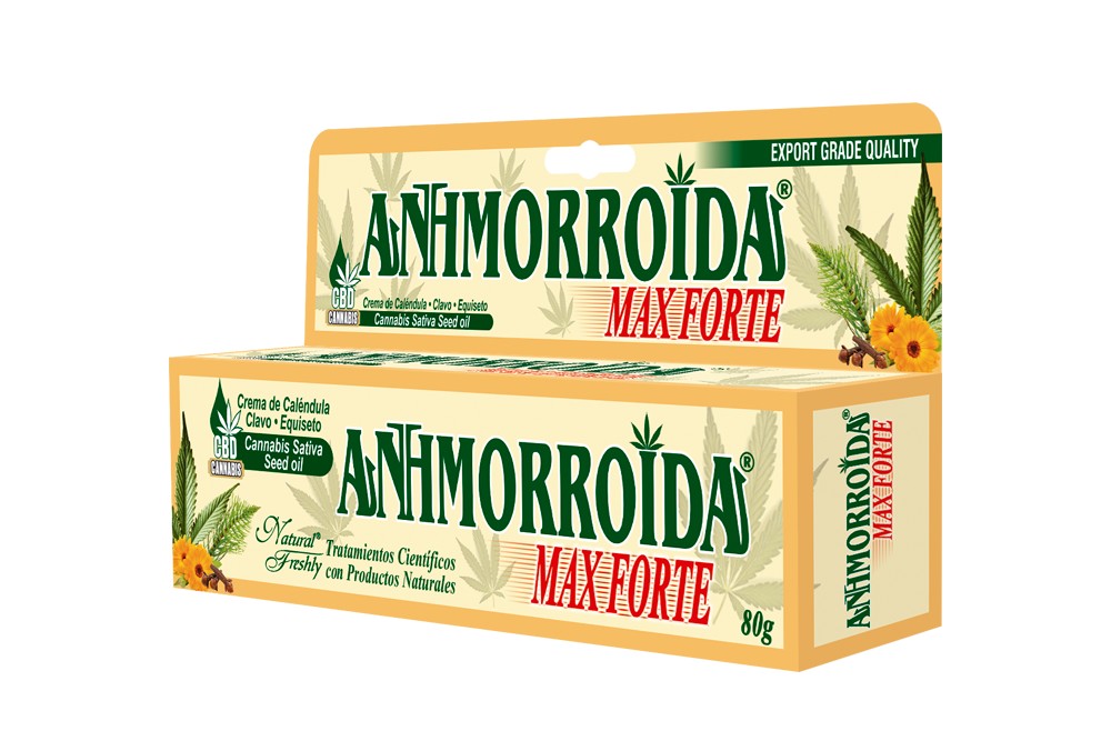 CREMA DE CALENDULA ANHMORROIDA MAX FORTE 80 g