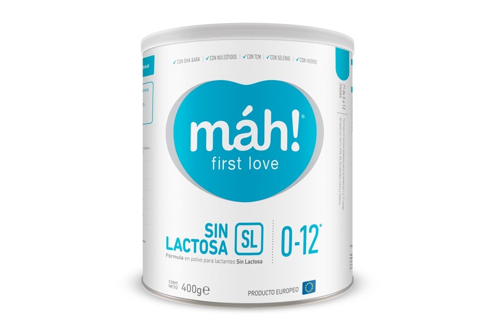 Fórmula Infantil Máh First Love sin lactosa de 0 -12 meses 400 g
