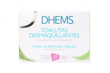 TOALLITAS DESMAQUILLANTES DHEMS 30 UND