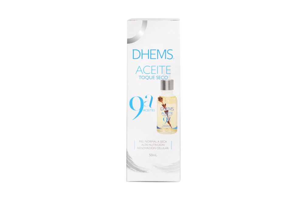 Aceite Toque Seco Dhems Piel Normal A Seca 50 Ml