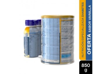 Glucerna Polvo Vainilla 850 G Gratis 3 Glucerna Liquido 237 Ml