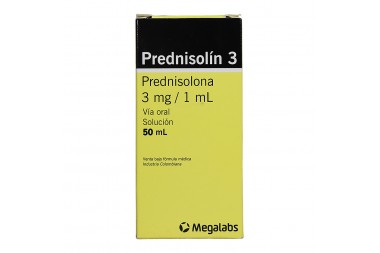 Prednisolín 3 mg / 1 mL solución 50 mL