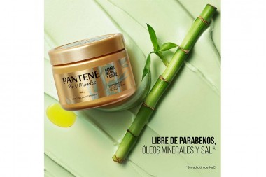Mascarilla Capilar Intensiva Pantene Pro-V Bambú Nutre Y Crece 300 Ml