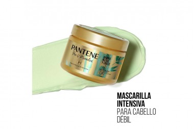 Mascarilla intensiva Pantene pro-v Bambú nutre y crece 300 mL