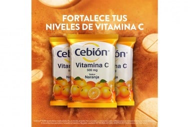 Oferta Pague 2 Lleve 3 Cebion 500 Mg 36 Tabletas Masticables